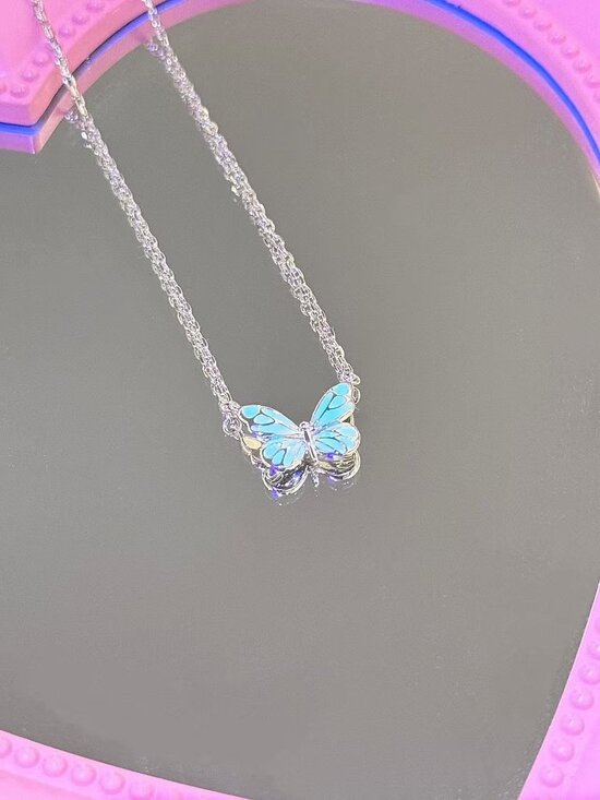 Silver Diamond Necklace – Fine Silver with Brilliant Detail - Picture 10 of 10